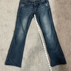 Express Dark Blue Boot Cut Jeans